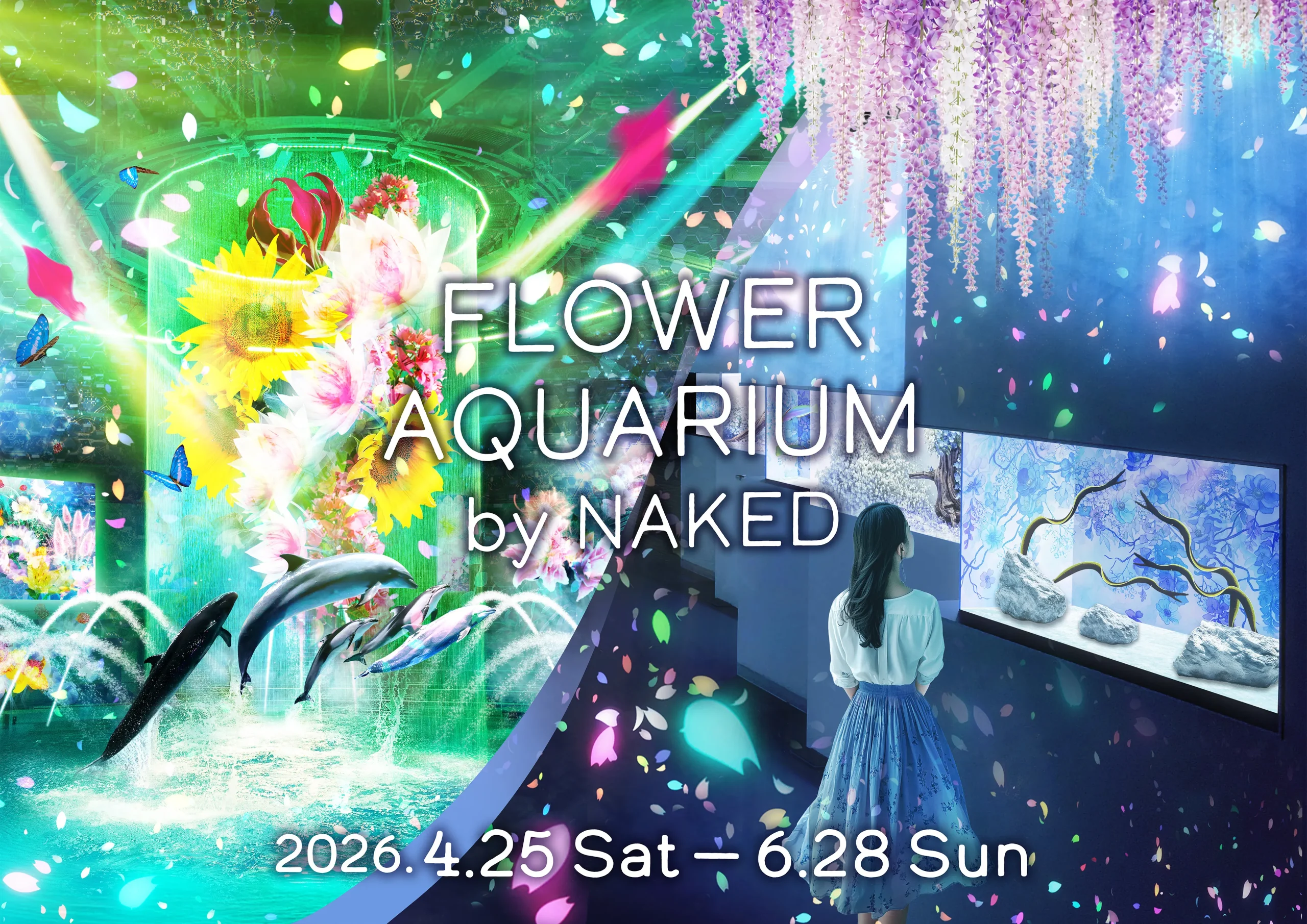 FLOWER AQUARIUM by NAKED — 花と光につつまれて、心おどる海の世界へ