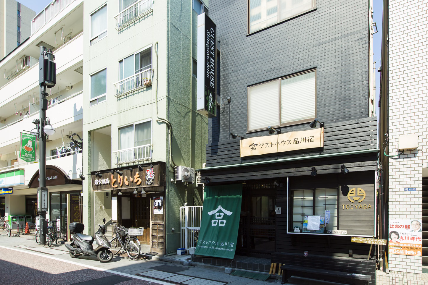 品川宿ゲストハウス外観